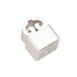 纯银纪念古代定情信物一对姓名定制刻字印章挂坠礼物吊坠女男项链