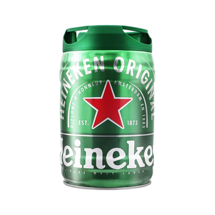 荷兰原装进口啤酒喜力5升桶喜力金刚桶黄啤经典皮尔森风味铁金刚