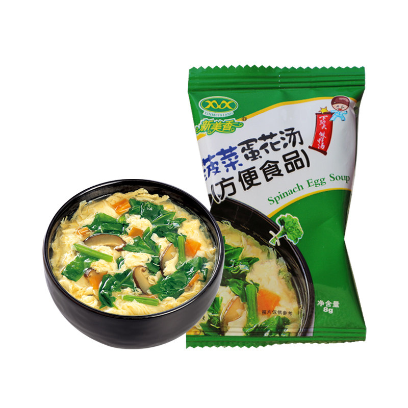 新美香菠菜蛋花汤速食汤速溶汤