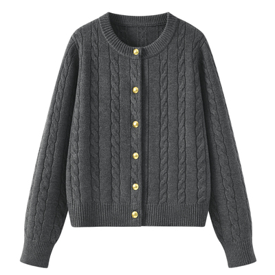 毛衣开衫女冬季针织上衣加厚外套