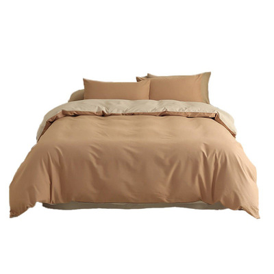 A类长绒棉纯棉被套单件全棉磨毛四件套150x200×230被罩四季通用