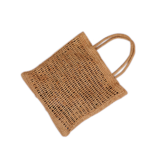 MAGENA INS博主推荐 全手工编织草编包 高级感拉菲草托特包大容量