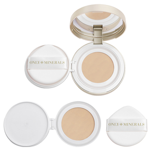 OnlyMinerals鸢尾矿物气垫粉霜水光养肤粉底遮瑕持久不脱妆om正品