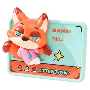 疯狂动物城超级市民通行证盲盒磁吸冰箱贴朱迪尼克zootopia迪士尼