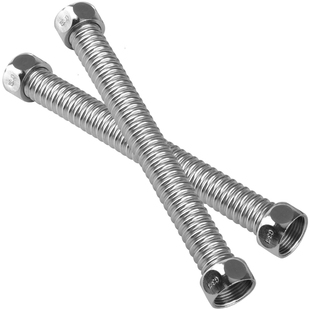 304不锈钢波纹管6分水管DN20壁挂炉锅炉冷热进出水管上水管耐高温