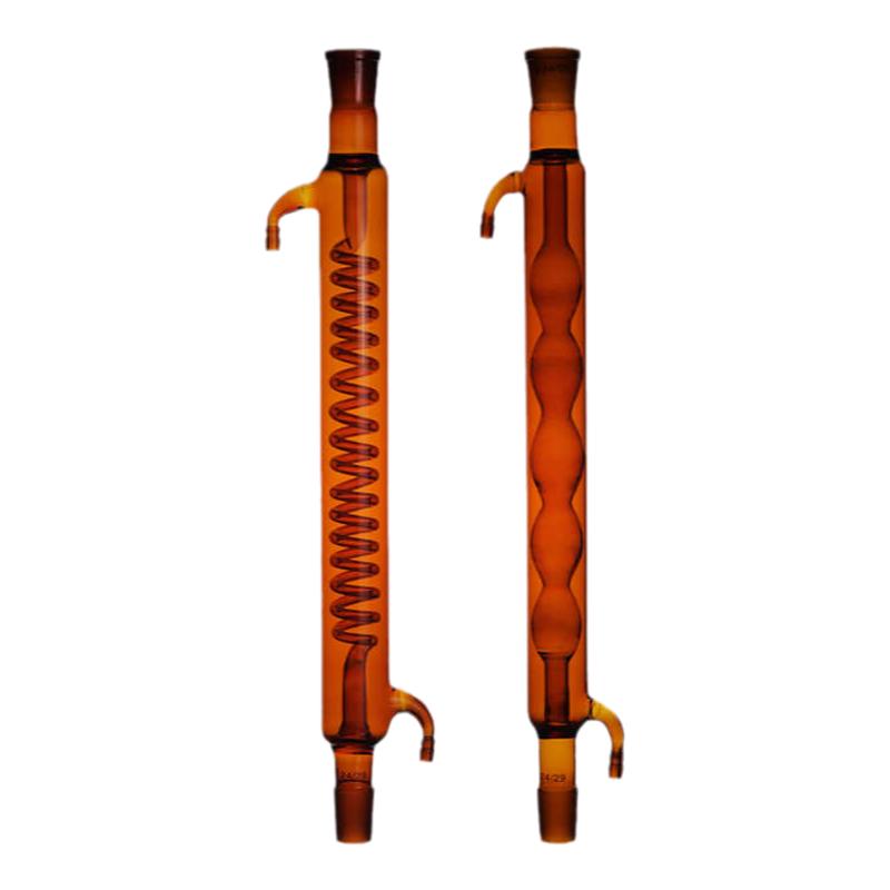 棕色球形冷凝管球型冷凝管200mm300mm400mm 棕色蛇形冷凝管