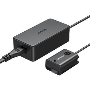 绿联np-fw50相机假电池外接电源直播适用索尼sony zve10 a6400 a7m2 a6300 a6000 a7r2 a6100 A5100 nex7单反