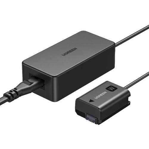 绿联np-fw50相机假电池外接电源直播适用索尼sony zve10 a6400 a7m2 a6300 a6000 a7r2 a6100 A5100 nex7单反