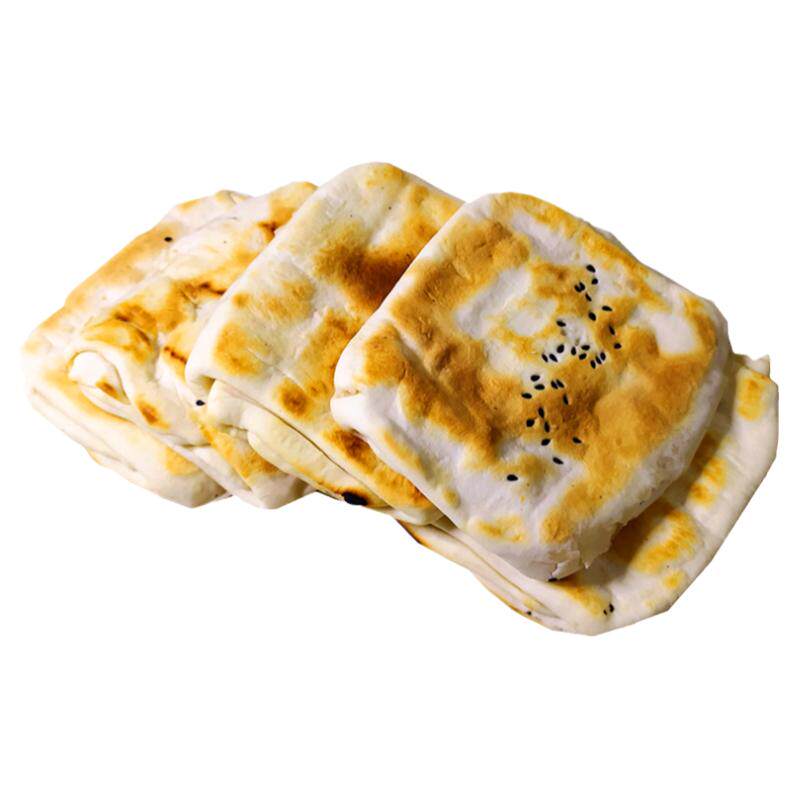 山东特产莱芜口镇方火烧少油酥千层芝麻硬面烧饼发面饼早餐速食饼