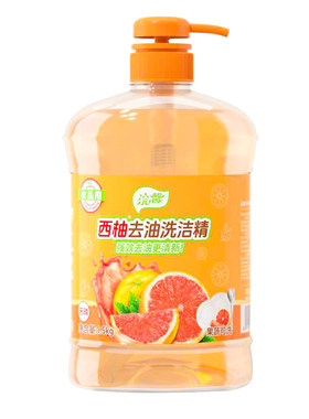 厨房清洁柠檬草莓洗洁精温和不伤手餐饮桶去油清洁剂洗碗便携袋装