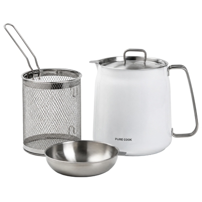 PURECOOK304不锈钢油炸油壶