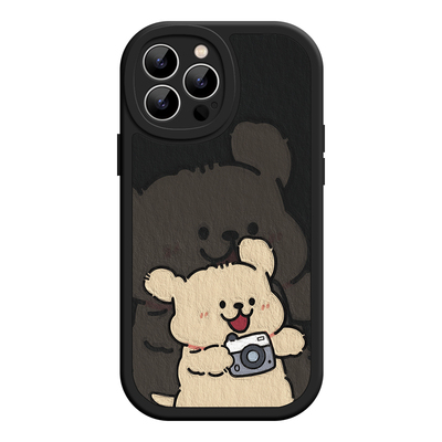 小黄拍照iPhone17promax苹果16plus小米15华为mate70新款p60红米K80适用opporeno14情侣vivox200一加13手机壳