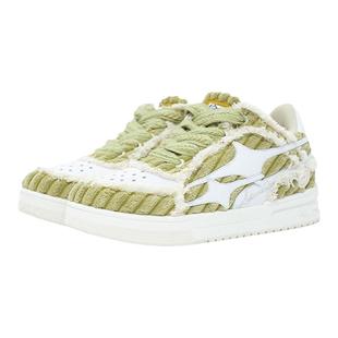 KILLWINNER Noah's ark 复古灯芯绒 潮牌低帮板鞋子 绿色