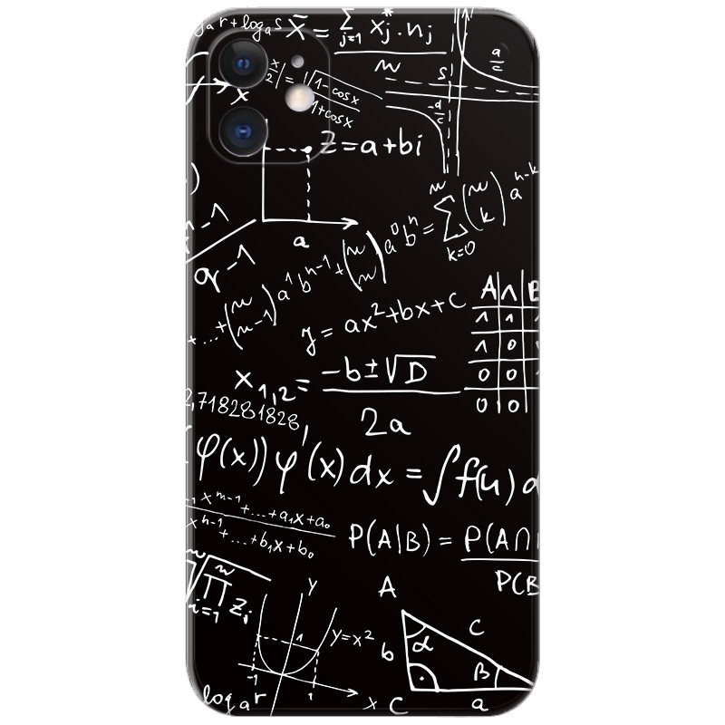 创意拆机伪装适用iPhone11苹果12手机壳17air/16/15/14/13/7/8/6plus数学公式XR男士promax个性mini女款软