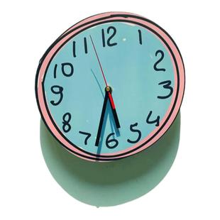 卡通简约涂鸦挂钟表 卧室儿童房客厅可爱创意静音时钟挂钟表壁钟