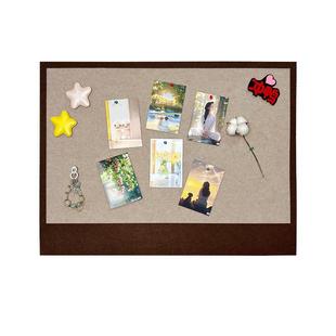 磁博士可移除毛毡板幼儿园背景装饰墙羊毛毡照片墙粘相片框展示书法版墙贴软木板免打孔创意文化留言板公告栏