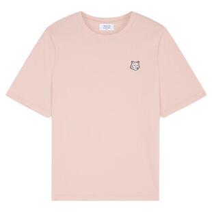 Maison Kitsune日常休闲女士小狐狸刺绣圆领短袖T恤衫银泰百货