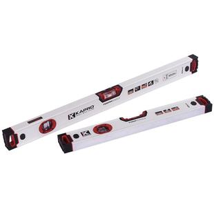 kapro开普路水平尺红色视觉带磁平水尺铝合金方管双视窗抗摔705