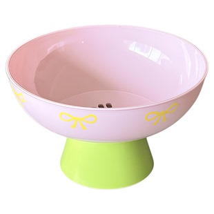 水果盘客厅高脚果盘家用沥水盆高颜值厨房洗菜篮创意零食盘干果盘