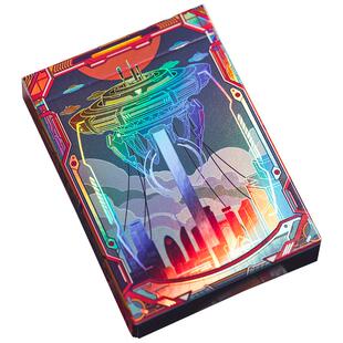 汇奇花切收藏高颜值镭射扑克牌Come含光降临KingStar时尚卡纸牌