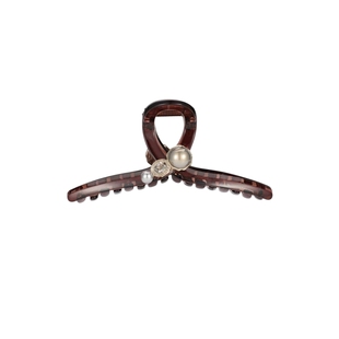 AJIDOU阿吉豆抓夹女珍珠温婉时尚复古线下专柜同款大鲨鱼发夹发饰