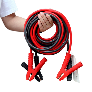 汽车电瓶线搭火线纯铜接电瓶搭线过江龙夹子搭车打火连接线搭电线