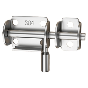 304不锈钢插销门锁扣木门窗卫生间防盗加厚门栓门扣明装插销左右