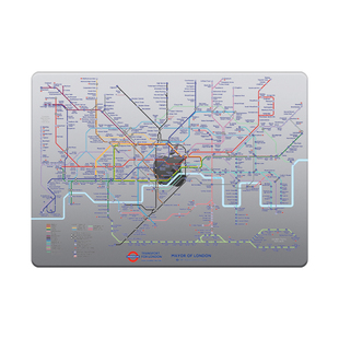 小众简约伦敦地铁图笔记本电脑保护壳适用苹果Macbook  Laptop Case M5 2025 m4 air13.6 M3 M2 Pro14/13.3