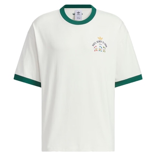 阿迪达斯三叶草短袖男装女装2025秋季新款舒适纯棉情侣T恤JP1414