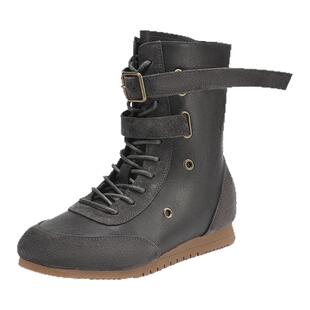 星期六气质厚底西部骑士靴马丁靴女2025秋季新款复古拳击靴短靴子