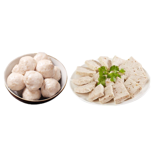 潮汕猪肉饼猪肉丸广东特产小吃正宗手打烧烤炒菜火锅食材打边炉