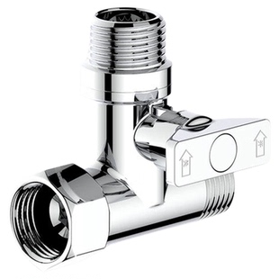 潜水艇活接球阀三通分水器角阀洗衣机分流阀门开关分水器一进二出