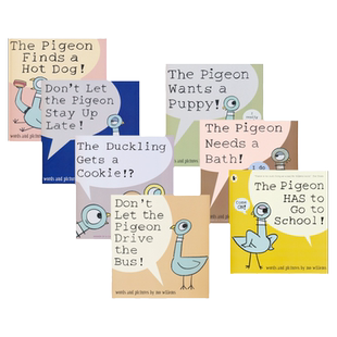 英文原版绘本 The Pigeon Mo Willems 鸽子系列 幼儿早教启蒙绘本 儿童安全教育读物 凯迪克大奖绘本 情商培养 drive the bus