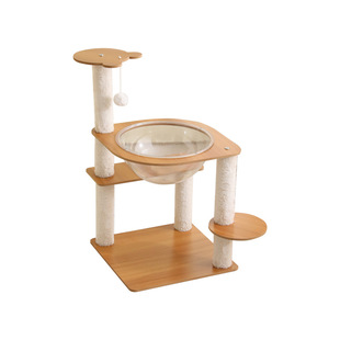 猫爬架猫窝立式猫玩具耐磨猫架猫树猫跳台猫爪柱一体太空舱猫抓板