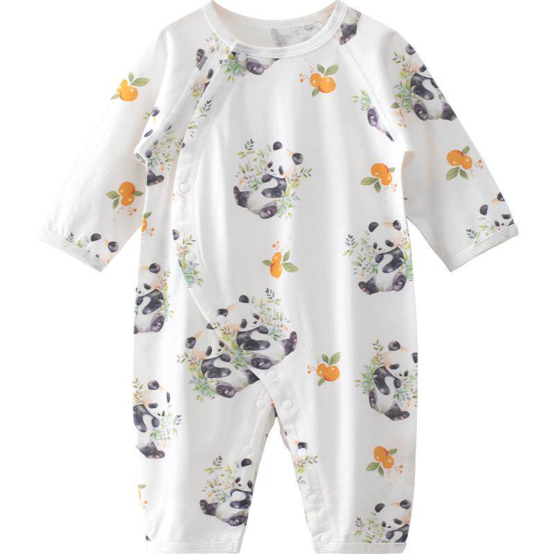 婴蓓依竹纤维空调服连体衣