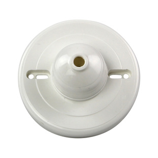 工程塑料接线盒灯座灯头吊线盒圆形吸顶式掉线装饰盒 吊灯转换盒