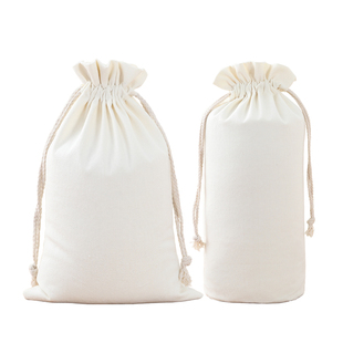 米袋帆布袋空白袋绿豆土特产束口棉布袋大米小米棉布袋子现货定制