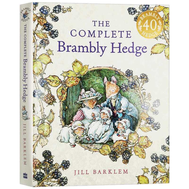 野蔷薇村的故事套装 英文原版 精装绘本 The Complete Brambly Hedge 集8个故事 精装 英文版 正版进口书籍儿童外文书