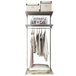 美达斯范洛/Fano现代简约全屋定制金属衣柜开放式步入式衣帽间