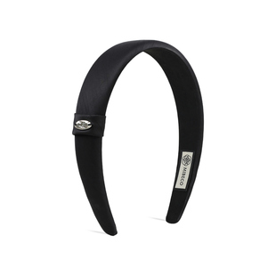 小香风缎面发箍高颅顶发卡女士头箍黑色发饰女2026年新款高端头饰