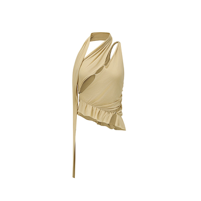 【现货】RUIBUILT 26SS 纽结缠绕飘带上衣 DOUBLEBOO