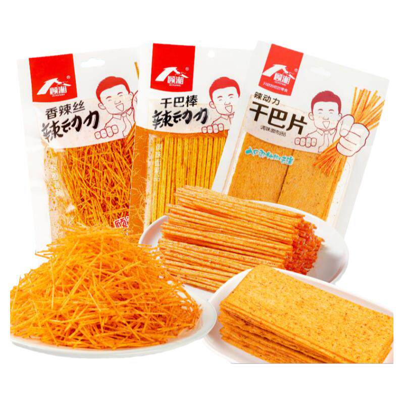 顾湘辣条香辣丝辣棒辣片