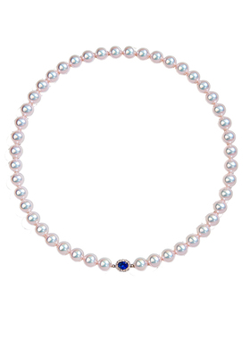 西大班天女akoya珍珠串珠项链