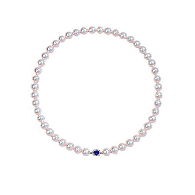 西大班天女akoya珍珠串珠项链