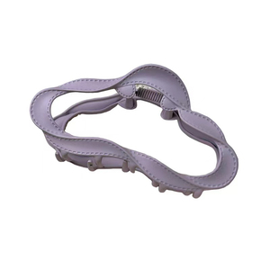 金属小清新多巴胺甜美镂空云朵发夹后脑勺盘发鲨鱼夹可爱百搭发抓