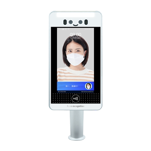 7寸动态人脸识别门禁刷卡考勤管理人脸识别通道闸机系统室外防水