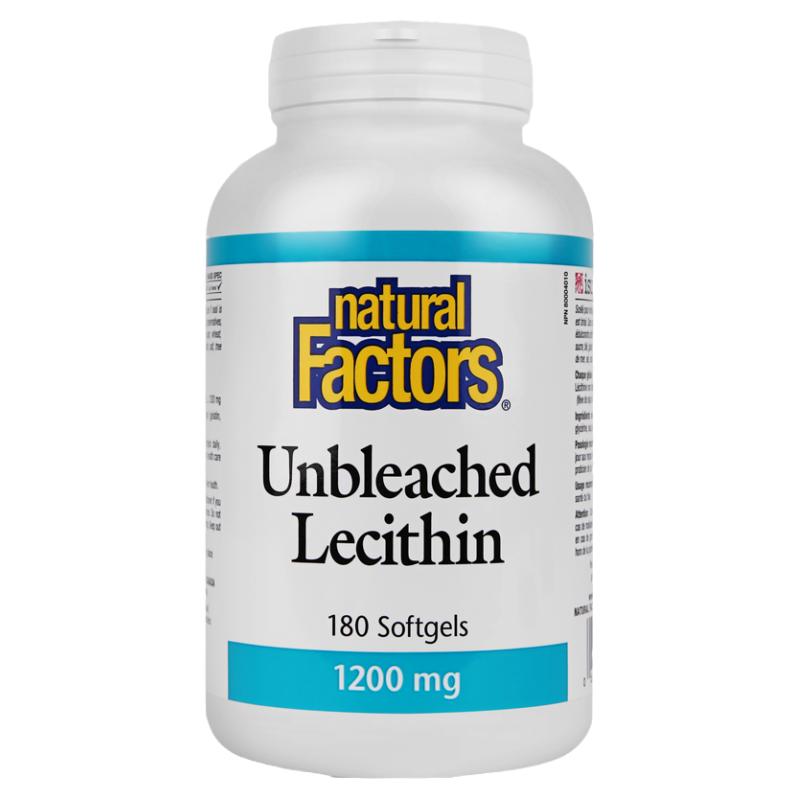 NaturalFactors大豆卵磷脂软胶囊卵脂血管正品健康中老年心脑