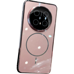 高端新品mate80系列镜头全包适用华为mate80promax防摔80pro磁吸rs男女pura80纯色70硬壳mate 60pro+电镀纯色