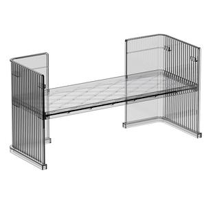 镜柜收纳盒面膜口红桌面置物架卫生间洗手间柜内多层叠加整理架