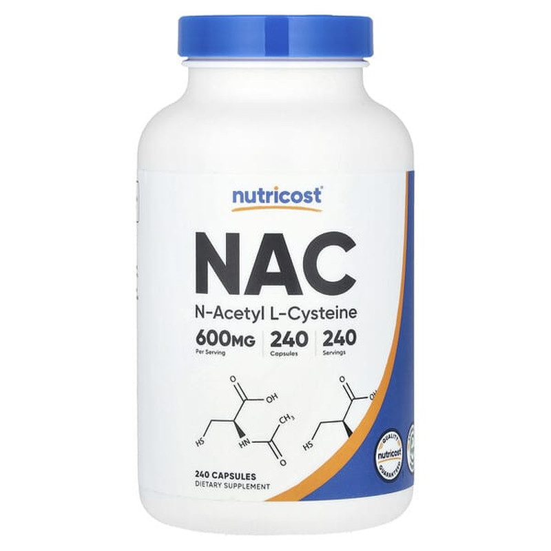 NutricostN-乙酰半胱氨酸肝脏健康神经系统健康NAC呼吸健康